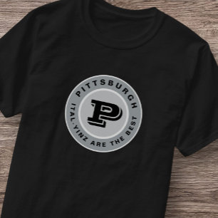 Camiseta Pittsburgh Ital Yinz Black Gold Yinzer T-Shirt