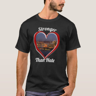 Camiseta Pittsburgh PA más fuerte que el odio