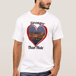 Camiseta Pittsburgh PA más fuerte que el odio