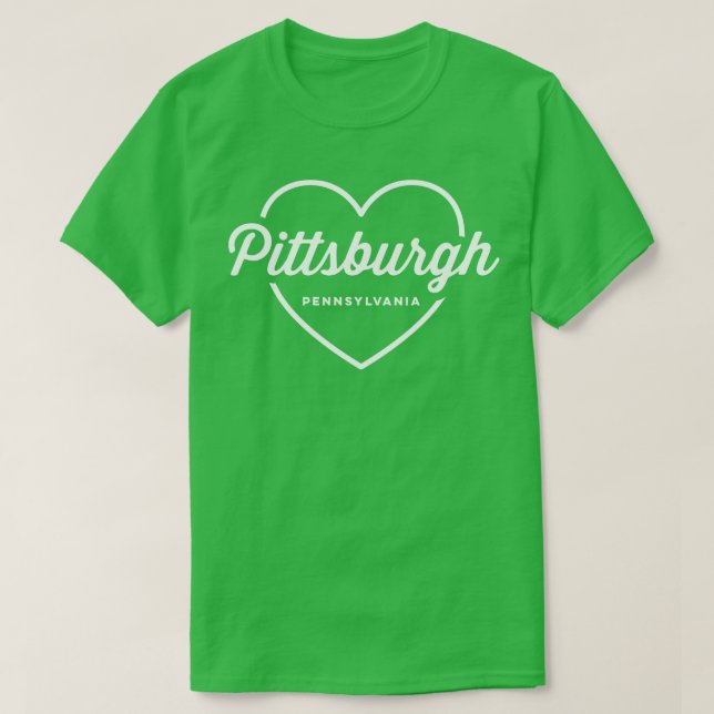 Camiseta Pittsburgh Pennsylvania Love (Diseño del anverso)