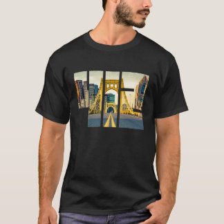 Camiseta Pittsburgh Pennsylvania Steel City Skyline 412 Can