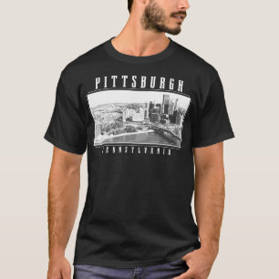 Camiseta Pittsburgh Pennsylvania Vintage Skyline Pi