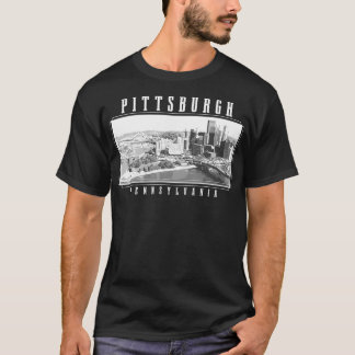 Camiseta Pittsburgh Pennsylvania Vintage Skyline Pi