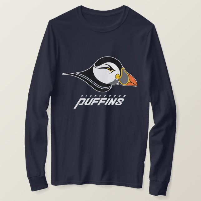 Camiseta Pittsburgh Puffins Classic Logo (Anverso del diseño)
