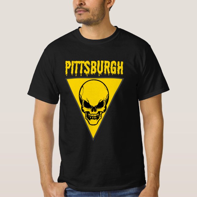 Camiseta Pittsburgh Skull (Anverso)