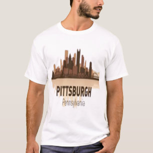 Camiseta Pittsburgh Skyline