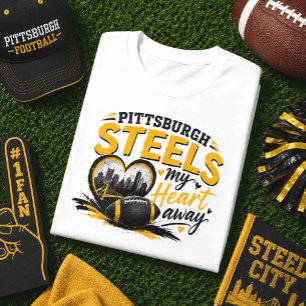 Camiseta Pittsburgh Steels Mi Corazón Fútbol