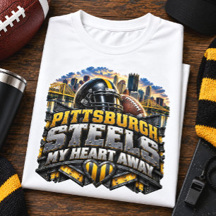 Camiseta Pittsburgh Steels Mi Corazón Fútbol
