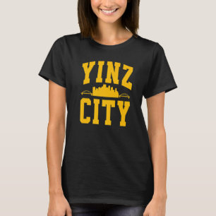 Camiseta Pittsburgh Yinz  Yinzer Ciudad del Acero Horizonte