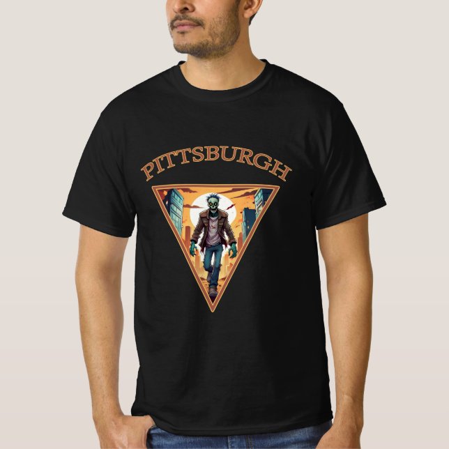 Camiseta Pittsburgh Zombie (Anverso)