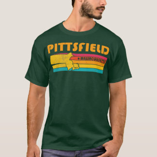 Camiseta Pittsfield Massachusetts Vintage Molestage Souven