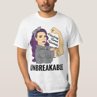 Camiseta Pituitary Tumor Warrior Unbreakable Gland Awarenes