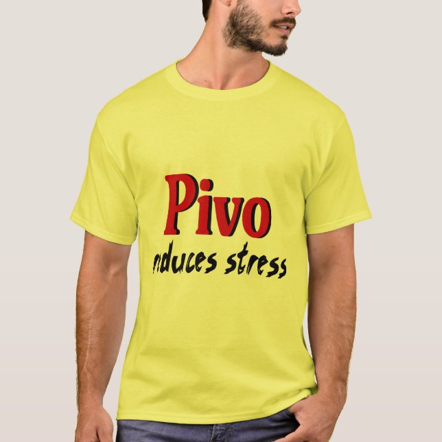 Camiseta Pivo reduce la tensión (Anverso)