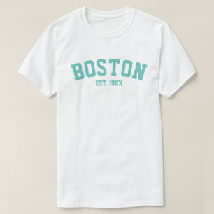 Camiseta PixDezines BOSTON/DIY TEXT+COLOR/CAPRI BLUE