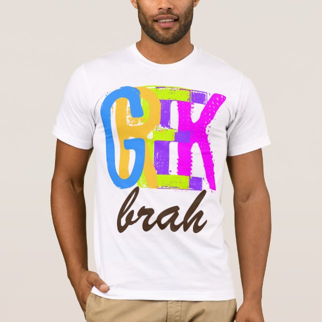 Camiseta ¡PixDezines griego brah! (Anverso)