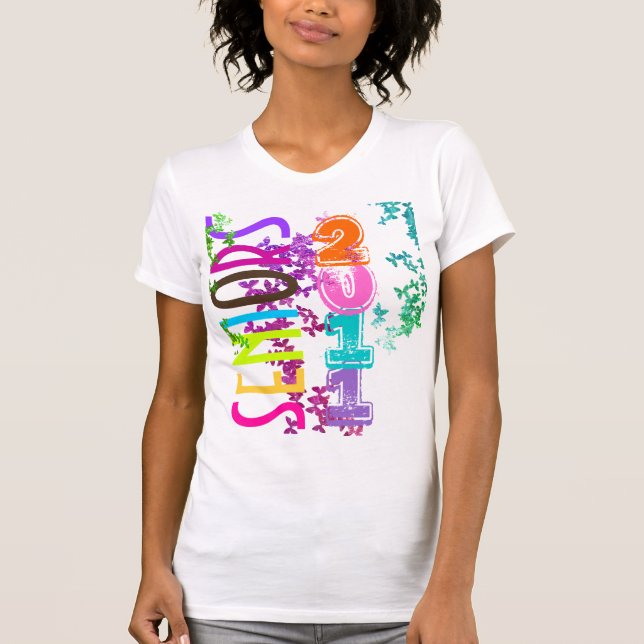Camiseta PixDezines Mayores 2011+Mariposas (Anverso)