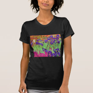 Camiseta PixDezines van gogh iris/st. remy