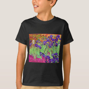 Camiseta PixDezines van gogh iris/st. remy