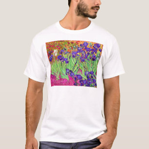 Camiseta PixDezines van gogh iris/st. remy