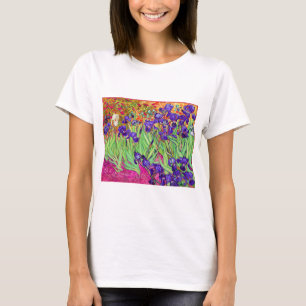 Camiseta PixDezines van gogh iris/st. remy