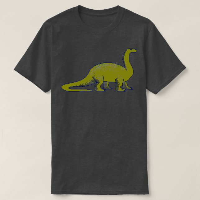 Camiseta Pixel Art Dino (Diseño del anverso)
