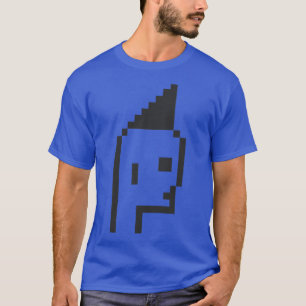 Camiseta Pixel Art Guay Mohawk Black on White ToolCtypto NF