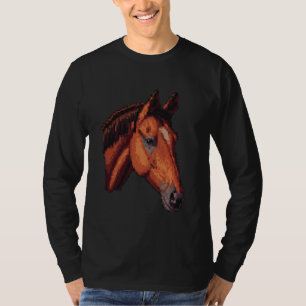 Camiseta Pixel Art Lover - Madre de papá caballo