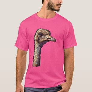 Camiseta Pixel Art Lover - Ostrich Dad Mom