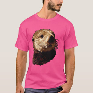 Camiseta Pixel Art Lover - Sea Otter Dad Mom