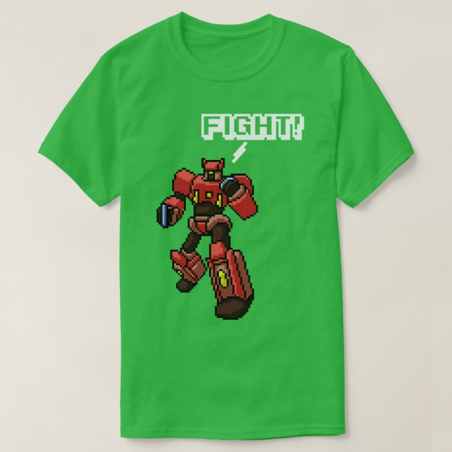Camiseta Pixel Art Robot (Diseño del anverso)