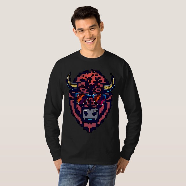 Camiseta Pixel Bison (Anverso completo)