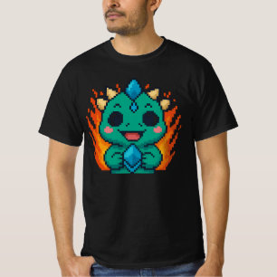 Camiseta Pixel Bull-Zilla Coin – Cifrado de Juegos Retro de