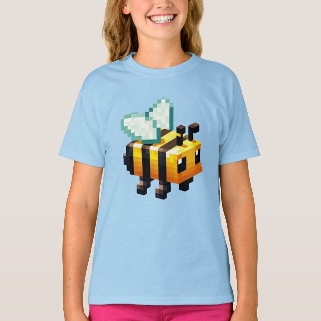 Camiseta Pixel Buzz: La Sunny Meadow Adventure (Anverso)