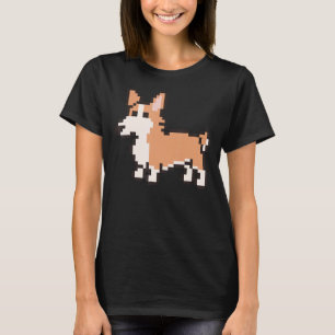 Camiseta Pixel Corgi de 8 bits