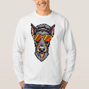 Camiseta Pixel Doberman Pinscher