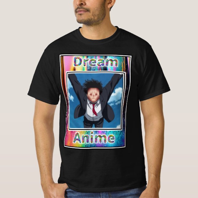 Camiseta Pixel Face Dream Anime (Anverso)