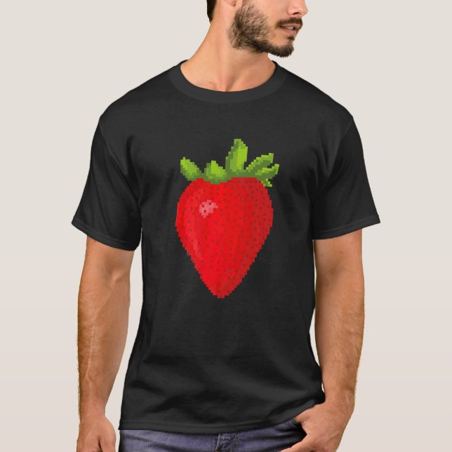 Camiseta Pixel  Fresa (Anverso)
