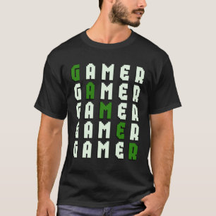 Camiseta PIXEL GAMER Video Game Player Love Gaming Graphic