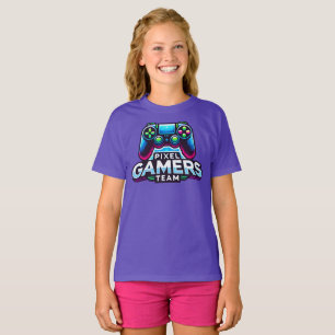 Camiseta Pixel Gamers Team - Chica de futuros jugadores