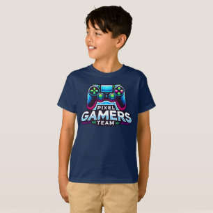 Camiseta Pixel Gamers Team - Future Pro Gamer