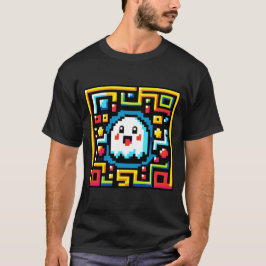Camiseta Pixel Ghost Maze - Juego Retro Inspirado en la Arc