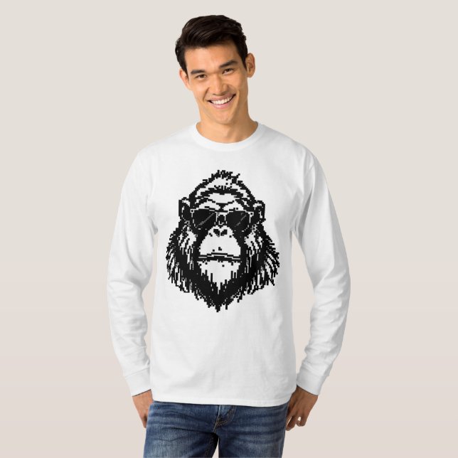 Camiseta Pixel Gorilla (Anverso completo)