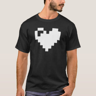 Camiseta Pixel Heart 8 bits