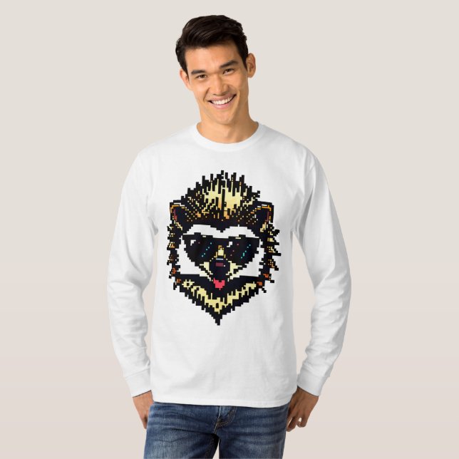 Camiseta Pixel Hedgehog Guay (Anverso completo)