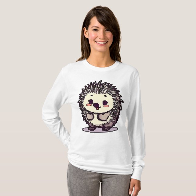 Camiseta Pixel Hedgehog Haven (Anverso completo)