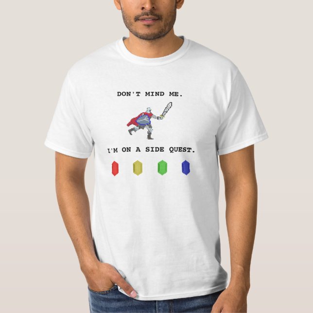 Camiseta Pixel Knight Side Quest (Anverso)