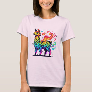 Camiseta Pixel Llama Inferno