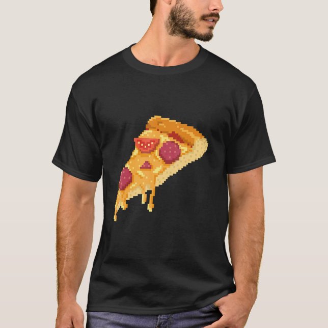 Camiseta Pixel Pizza (Anverso)