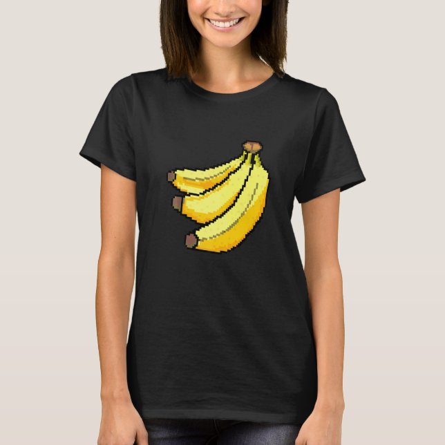 Camiseta Pixel  Plátano (Anverso)
