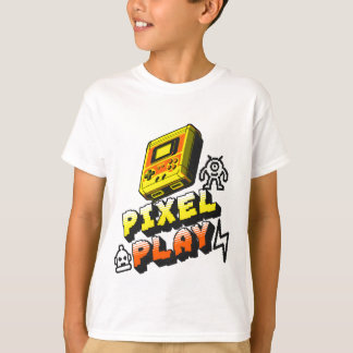 Camiseta "Pixel Play: Gráfica divertida del juego retro